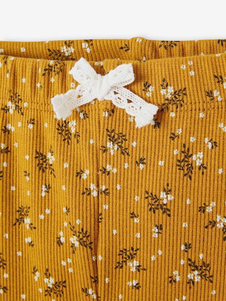 Leggings de punto de canalé, para niña GRIS OSCURO JASPEADO+MARRON MEDIO ESTAMPADO+MARRON OSCURO ESTAMPADO+rosa rosa pálido+verde grisáceo 