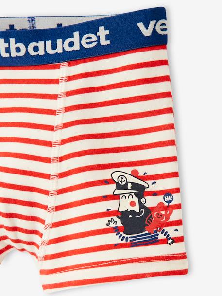 Pack de 3 boxers stretch Marineros, niño AZUL CLARO ESTAMPADO 