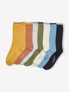Niño-Ropa interior-Calcetines-Lote de 7 pares de calcetines, para niño