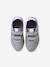 Zapatillas con tiras autoadherentes estilo running, para niño AZUL OSCURO LISO+GRIS MEDIO LISO 