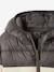 Chaqueta acolchada ligera reversible con relleno de poliéster reciclado, para niño AZUL FUERTE A RAYAS+GRIS OSCURO A RAYAS 