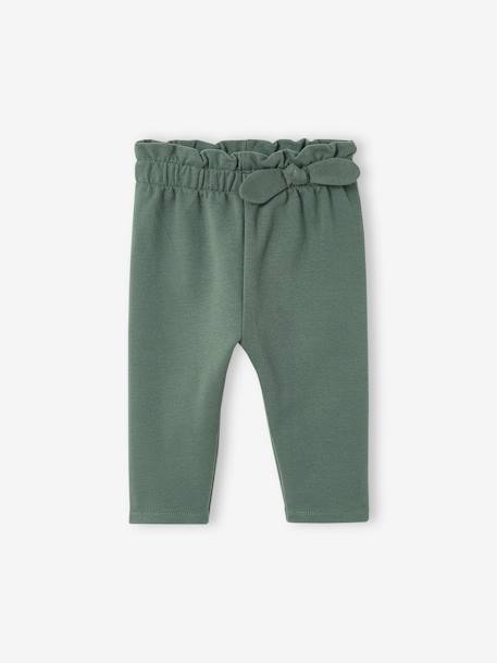 Bebé-Pantalón de felpa con cintura elástica, para bebé