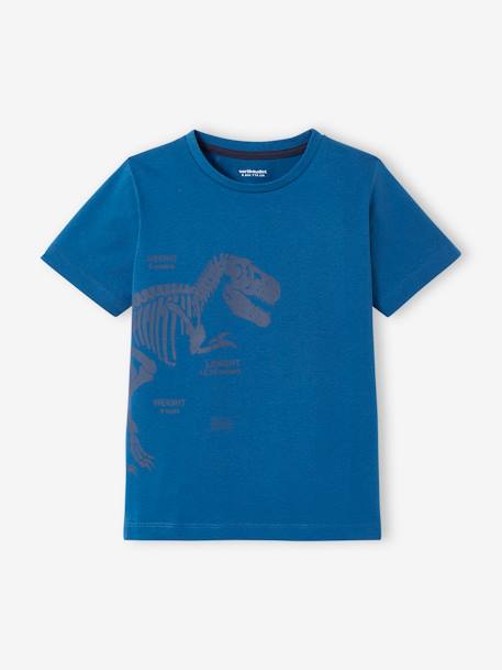 Pack de 3 camisetas surtidas de manga corta, para niño AZUL MEDIO LISO CON MOTIVOS+lote amarillo+lote rojo+lote verde+MARRON MEDIO BICOLOR/MULTICOLO 