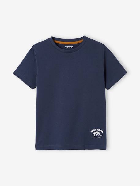 Pack de 3 camisetas surtidas de manga corta, para niño AZUL MEDIO LISO CON MOTIVOS+lote amarillo+lote rojo+lote verde+MARRON MEDIO BICOLOR/MULTICOLO 
