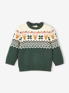 Bebé-Sudaderas, jerséis y chaquetas de punto-Jerséis-Jersey de Navidad para bebé colección cápsula familia