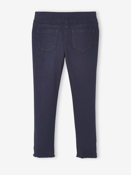 Treggings a color, para niña albaricoque maquillaje+amarillo pálido+azul claro+AZUL OSCURO LISO+malva+MARRON CLARO LISO+VIOLETA CLARO LISO CON MOTIVOS 