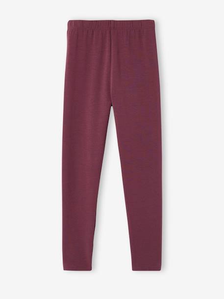 Pack de 2 leggings surtidos para niña azul marino+AZUL MEDIO ESTAMPADO+coral+ROJO OSCURO ESTAMPADO+VIOLETA CLARO ESTAMPADO 