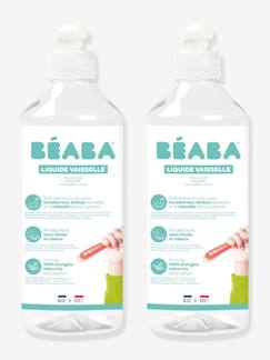 Puericultura-Comida-Juego de 2 frascos de líquido lavavajillas (500 ml) BEABA