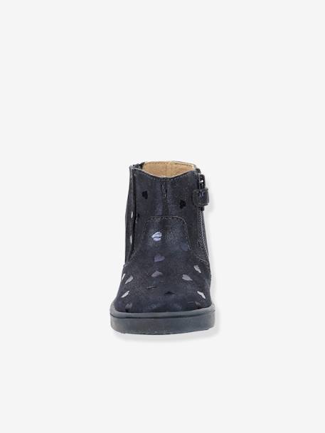 Botines de piel Welsea ASTER® azul marino+negro 