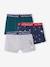 Pack de 3 boxers stretch Navidad, niño verde pino 