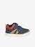 Zapatillas de caña alta con cierre autoadherente, para niño AZUL OSCURO LISO+MARRON MEDIO LISO+NEGRO OSCURO LISO 
