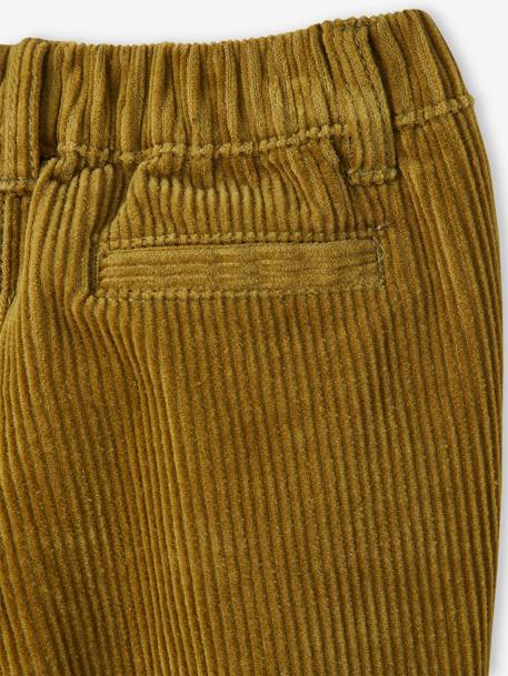 Pantalón de pana para bebé AZUL OSCURO LISO+MARRON MEDIO LISO+VERDE OSCURO LISO 