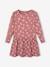 Vestido estampado para niña AZUL OSCURO ESTAMPADO+ROSA MEDIO ESTAMPADO 