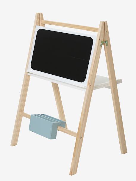 Pizarra plegable con escritorio integrado blanco 