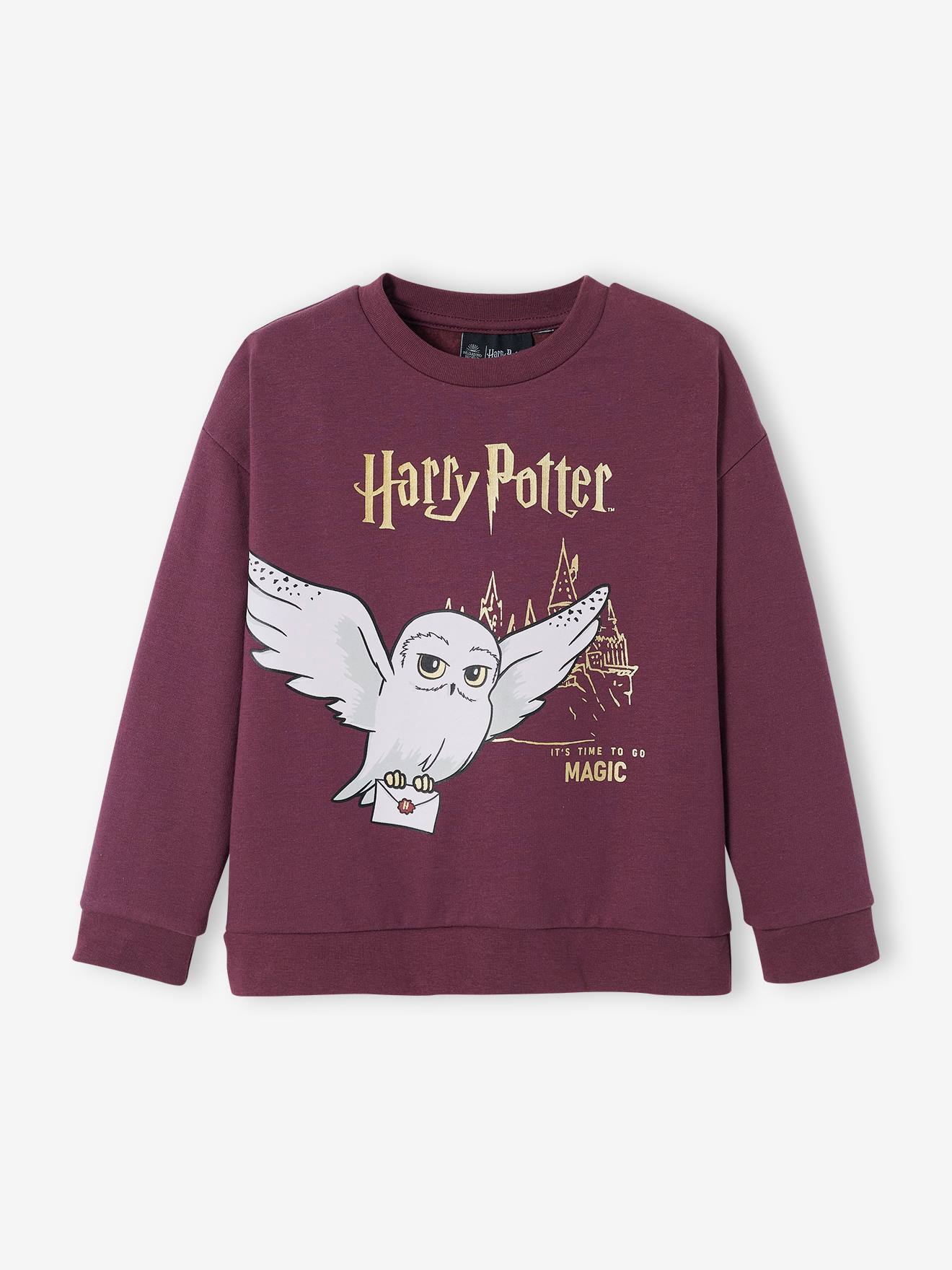 Sudadera Harry Potter® violeta liso con motivo Harry Potter