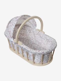 Juguetes-Muñecas y muñecos-Muñecos y accesorios-Capazo para muñeca en madera FSC® y tela