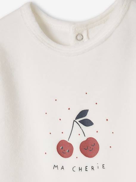 Pack de 3 pijamas de terciopelo con abertura detrás, para bebé BEIGE MEDIO BICOLOR/MULTICOLOR+BLANCO CLARO BICOLOR/MULTICOLO+ROSA OSCURO BICOLOR/MULTICOLOR 