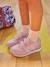 Zapatillas con tiras autoadherentes estilo running, para niña AZUL OSCURO LISO CON MOTIVOS+BLANCO CLARO LISO CON MOTIVOS+ROJO OSCURO LISO 