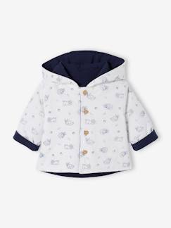 Bebé-Sudaderas, jerséis y chaquetas de punto-Chaquetas de punto-Chaqueta reversible con capucha, para bebé