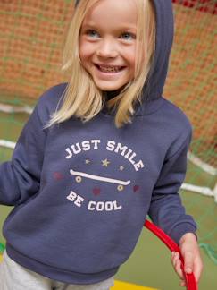 Niña-Camisetas-Conjunto de sudadera con capucha y jogging de felpa, para niña