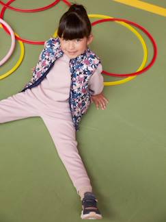Niña-Camisas y Blusas-Chaleco acolchado deportivo con capucha retráctil, para niña