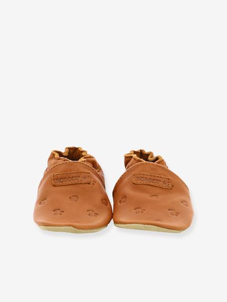 Zapatillas de casa de piel ligera Mywood ROBEEZ©, bebé marrón 