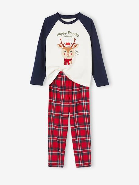Pijama de Navidad para niño crudo 