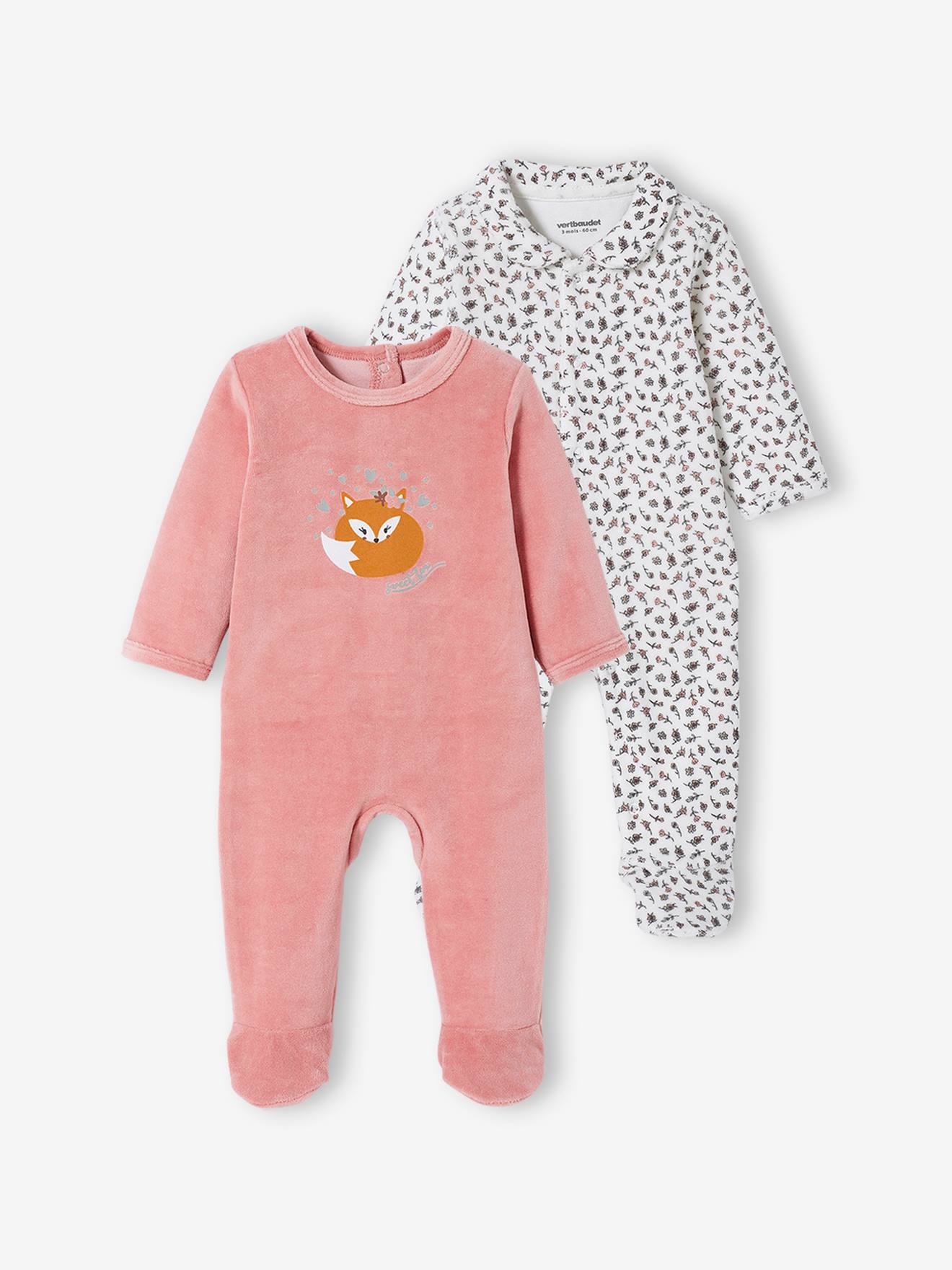 80 cm Pijama bebé terciopelo Milkshake – Talla – 12 meses 
