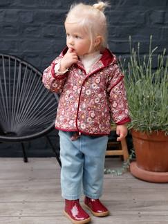 -Chaqueta acolchada con capucha, para bebé