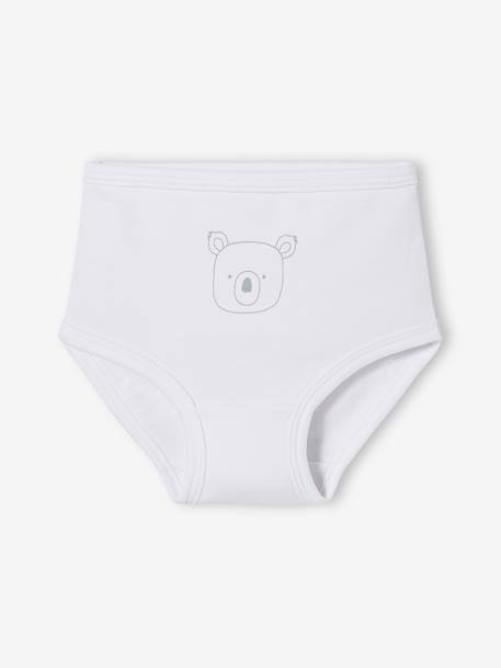 Pack de 5 cubrepañales 100% algodón para bebé BLANCO CLARO BICOLOR/MULTICOLO 