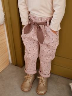 Bebé-Pantalones, vaqueros -Pantalón con cinturón de tejido, para bebé