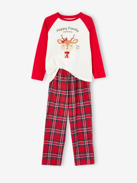 Pijama de Navidad para niña crudo 