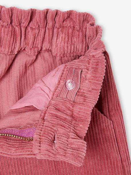 Chaqueta deportiva de sherpa para niña rosa viejo - Vertbaudet