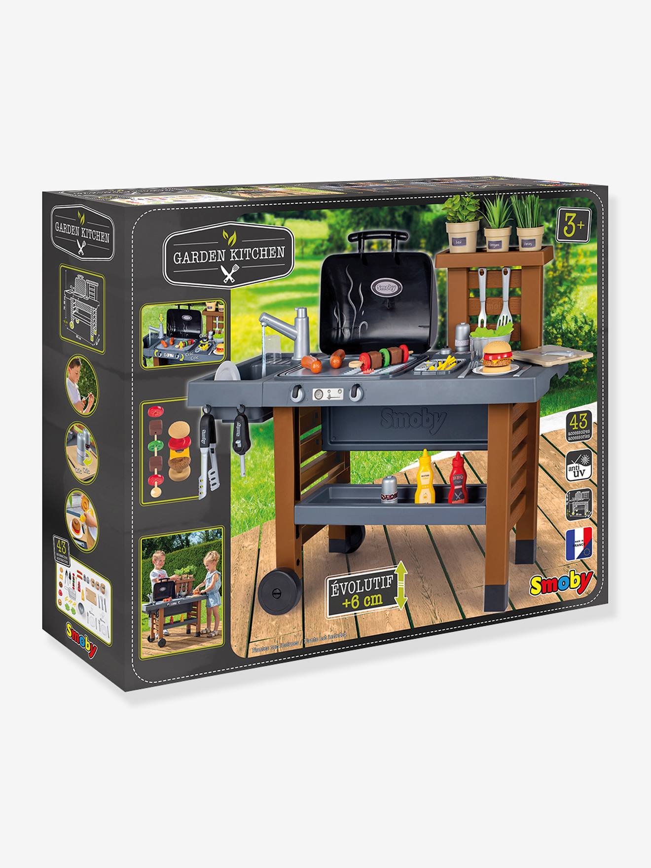 Cocina de Jardín SMOBY marrón Smoby