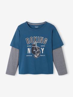 Niño-Camisetas y polos-Camiseta deportiva con mangas dobles, niño