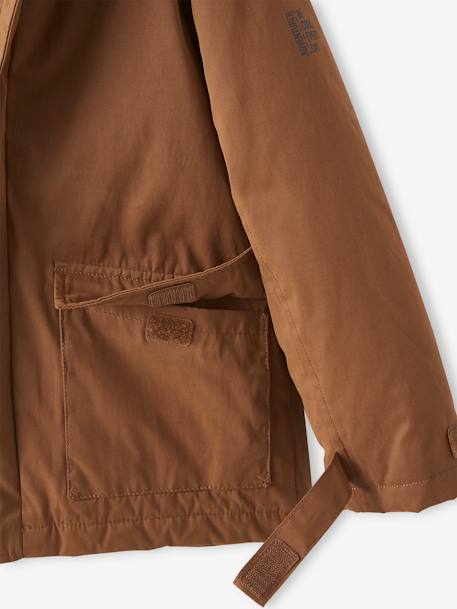 Todos beneficio Hacia abajo Parka 3 en 1 con cazadora desmontable, niño marron oscuro liso con motivos - Vertbaudet Todos beneficio Hacia abajo Parka 3 en 1 con cazadora desmontable, niño marron oscuro liso con motivos - Vertbaudet