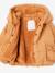 Chaqueta acolchada para bebé niño AZUL OSCURO LISO+MARRON MEDIO LISO 