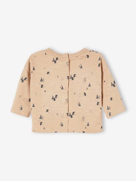 Camiseta estampada con abetos para bebé  