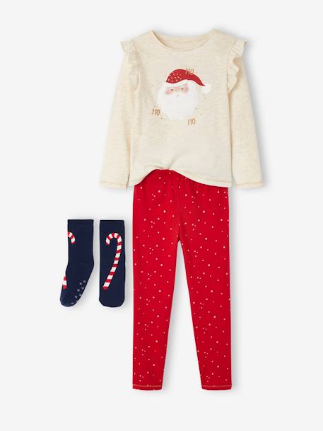 Estuche de Navidad pijama + calcetines, niña  