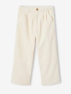 Niña-Pantalones-Pantalón ancho de pana para niña