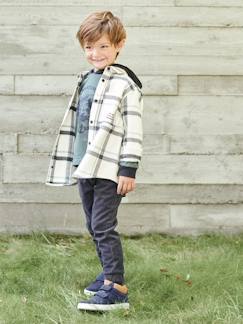 Niño-Pantalón jogger de pana fácil de vestir, niño
