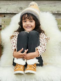 Niña-Accesorios-Gorros, bufandas, guantes-Conjunto de gorro y snood jacquard para niña