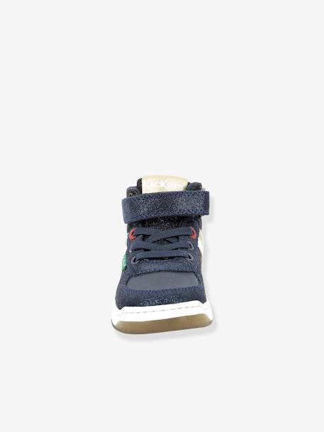 Zapatillas sneakers Kickalien KICKERS® azul marino+caqui+gris+tinta 