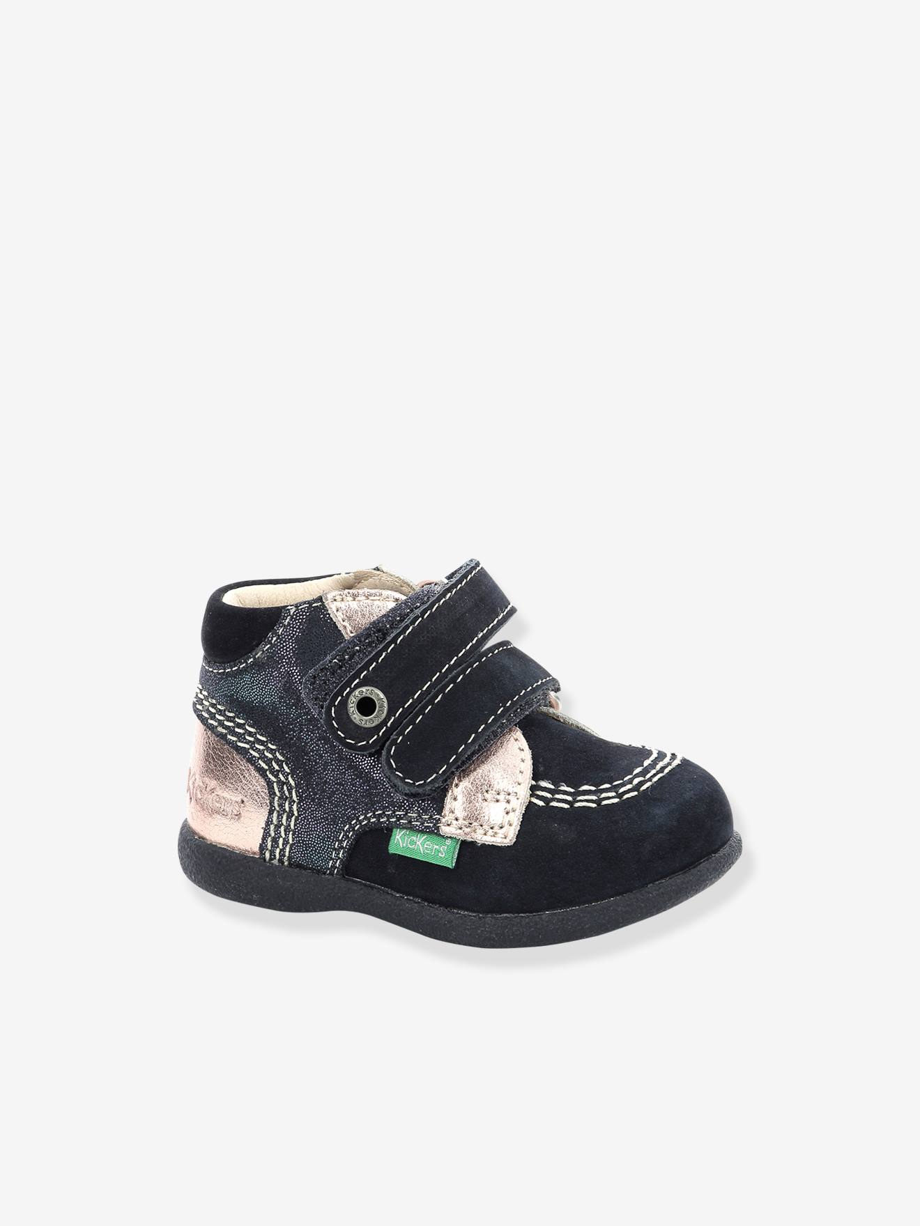 Botines Babyscratch KICKERS Primeros Pasos beb azul marino