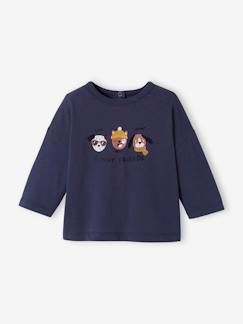 Bebé-Camisetas-Camisetas-Camiseta de 3 animales, para bebé