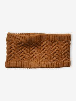 Niño-Accesorios-Snood de punto trenzado, niño
