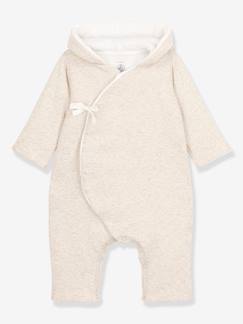 -Mono con capucha para bebé de algodón bio PETIT BATEAU