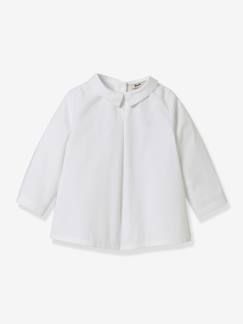 Bebé-Blusas, camisas-Camisita con cuello Mac Milan CYRILLUS para bebé