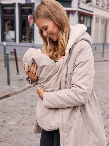 evolutiva para embarazo y postparto beige claro liso Vertbaudet