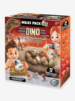 Juguetes-Juegos educativos- Juegos científicos y multimedia-Maxi pack 12 huevos de dinosaurio - BUKI